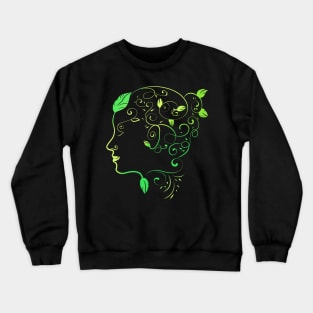 Ornaments Show Veggies In My Head, Vegetarian And Vegan Crewneck Sweatshirt